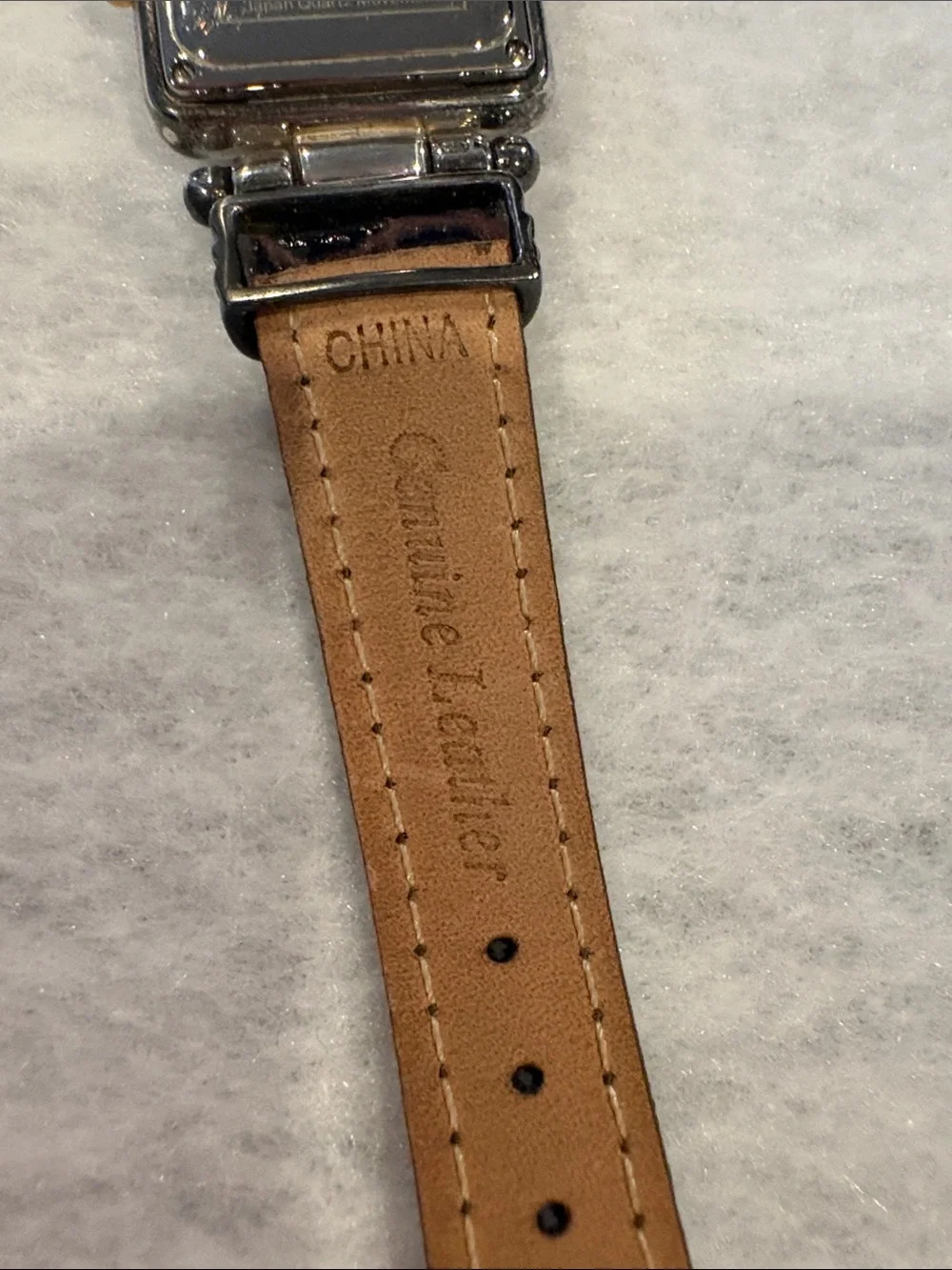 Sterling Silver Women's Watch with Turquoise Dial and genuine leather strap